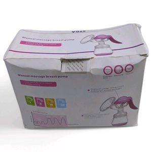 Manual Breast Pump Massage Suction Baby Feeding