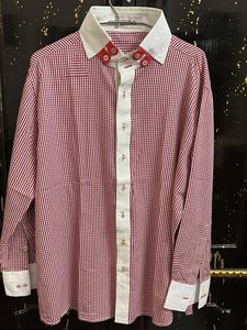 Designer Checkered Long Sleeve Shirt