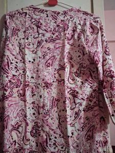 Pink Paisley Print Dress