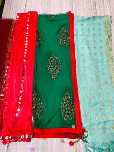 COMBO OF 4 DUPATTA MULTICOLOUR