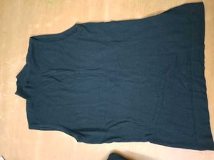 High Neck Black Top