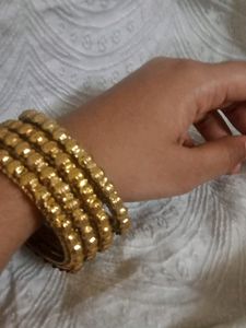 Set of 4 Gold-Tone Bangles