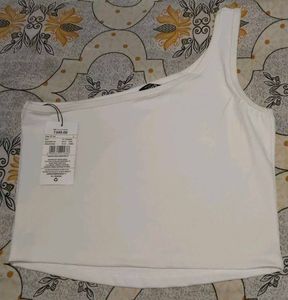 White One-Shoulder Top