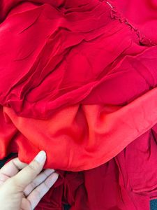 red gown