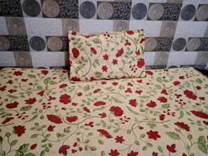 Bedsheet With Pillow Cover