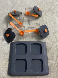 Multipurpose Serving Tray and Lid Stand Spice Cont