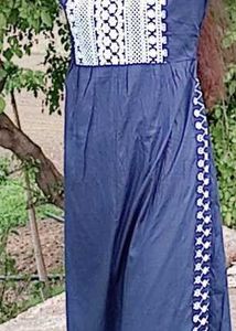 Navy Blue Midi Dress