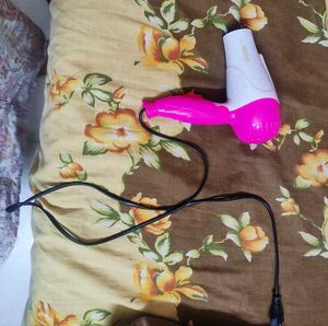 Mini NOVA Hair Dryer - Pink & White 1000 Watts