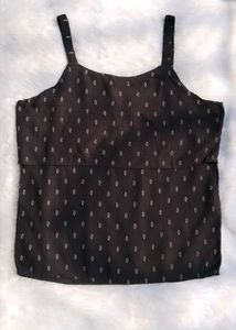 Patterned Sleeveless Top