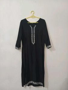 Elegant Black Kurta