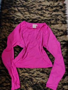 Pink Long Sleeve Top