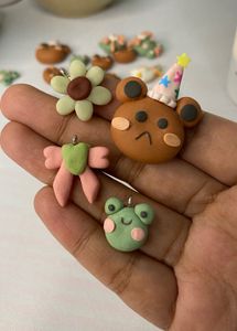 Set of 4 Clay Charms