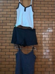 Combo  Of  Three  Imported Fabric  Top N  Short