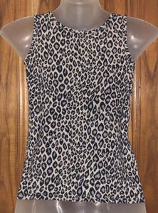 Y2K Aesthetic Cheetah Print Top