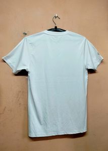 NIVIA Men Printed Round Neck White T-Shirt
