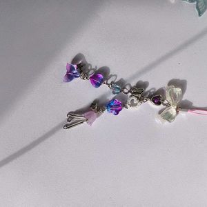 Purple Mermaid Tail Bag Charm