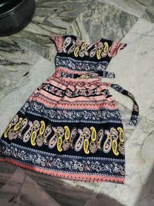Paisley Print Dress