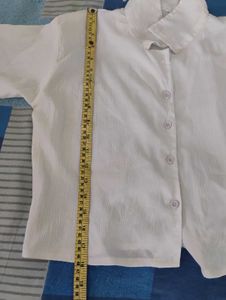 White Textured Shirt