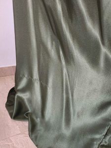Olive Green Evening Gown