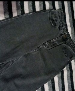 Off Duty Charcaol Wide Leg Jeans