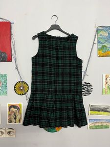 Green Plaid Dress