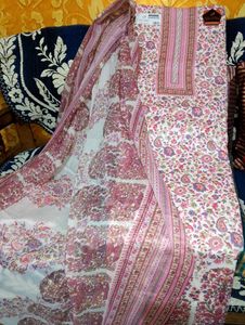 Pure Cotton Floral Print Women Suit Set