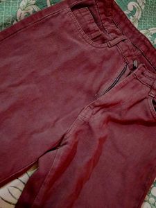 Brown Flared Jeans