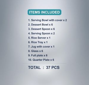 SAIL Salem Stainless 37-Piece Dinner Set