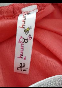 Partywear Pink Tutu Skirt For Girls-8 To 9