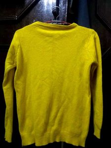 Fun Graphic Yellow Sweater