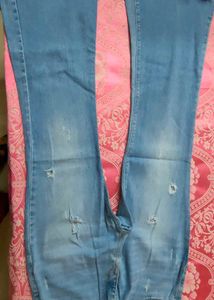 Ribbed Jean For Girls