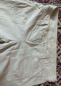 White Cropped Pants