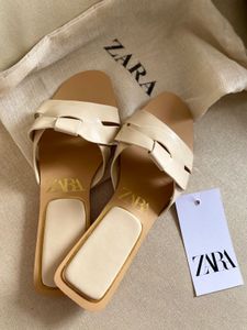 Zara Cream Flats