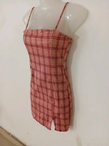 CHECKED MINI BODYCON