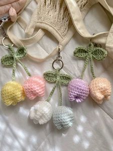 Crochet Flower Keychains🩷