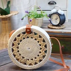ORIGINAL HANDMADE 🌺Bali Rattan Bag🌺Boho Sling