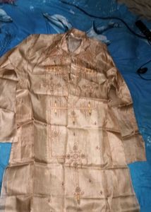 Traditional Bengali Kurta Pyjama With Dhoti 2 Sets