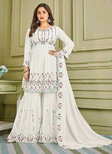 Faux Georgett Frock style Gharara
