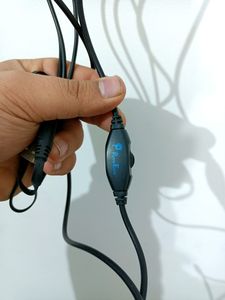 Gaming Headset With Blue Lights