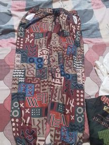 Patterned Casual Pants