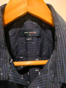 Men&#39;s Blue Striped Shirt