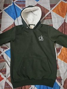 Green Casual Hoodie