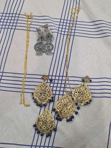 Jewellery Set: Necklace, Earrings, & More
