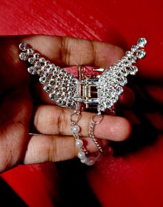 White Diamond Butterfly Clucher