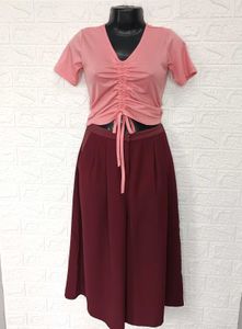 Imported Crop Top & Pant Set