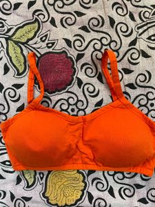 Clearance Sale Orange Tshirt Bra