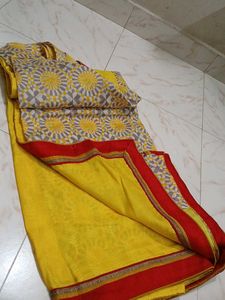Half And Hal Saree