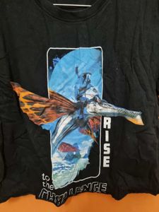 Black &#34; Rise to the Challenges&#34;Crop Top
