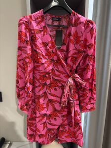 Floral Wrap Dress
