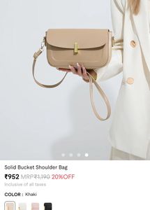 classy beige slingbad/handbag with two belts